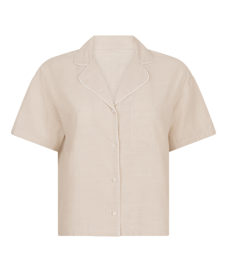 Jakke i bomuld, Beige