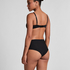 Invisible High Waist brasiliansk trusse, sort