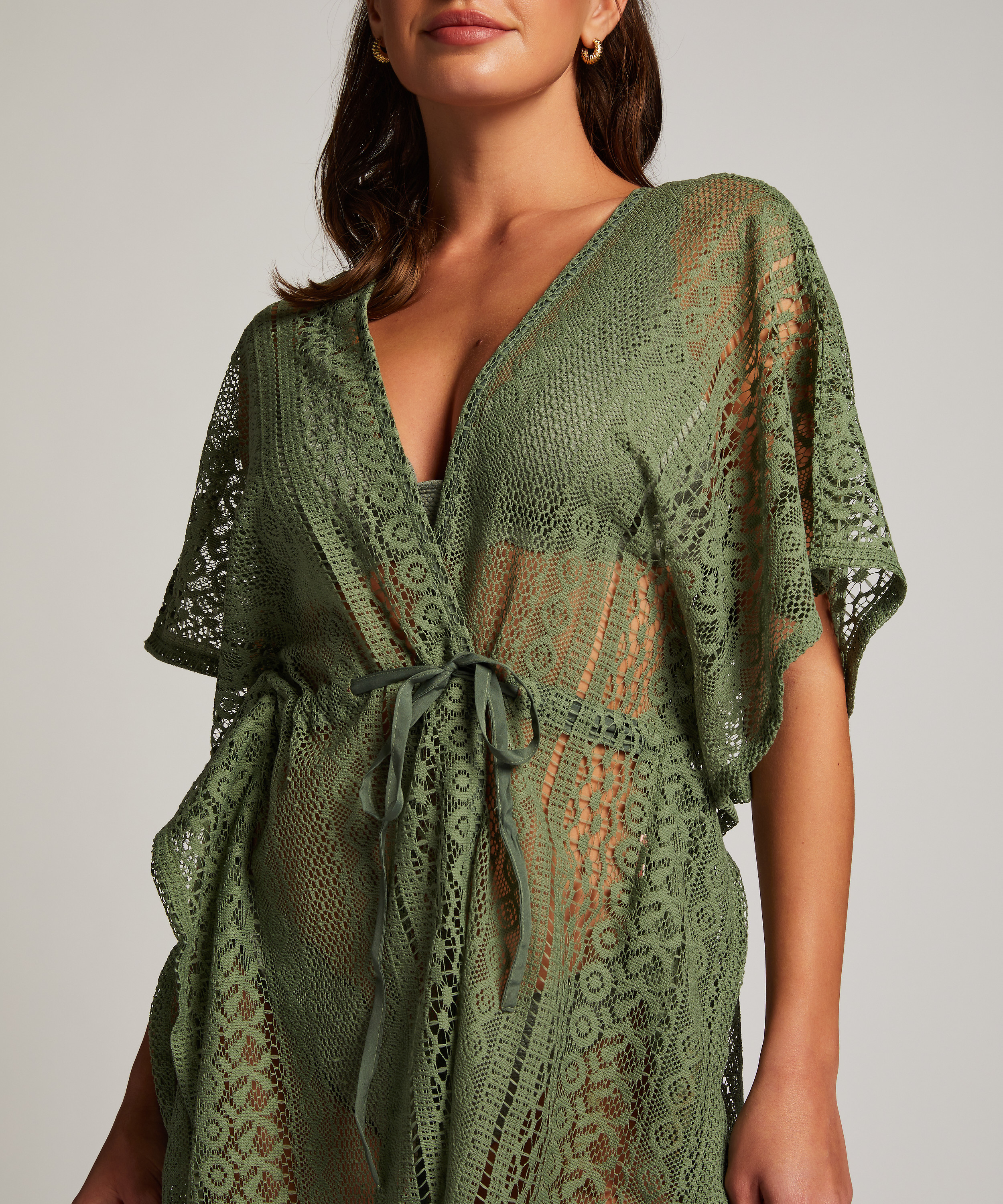 Strandkaftan, grøn, main