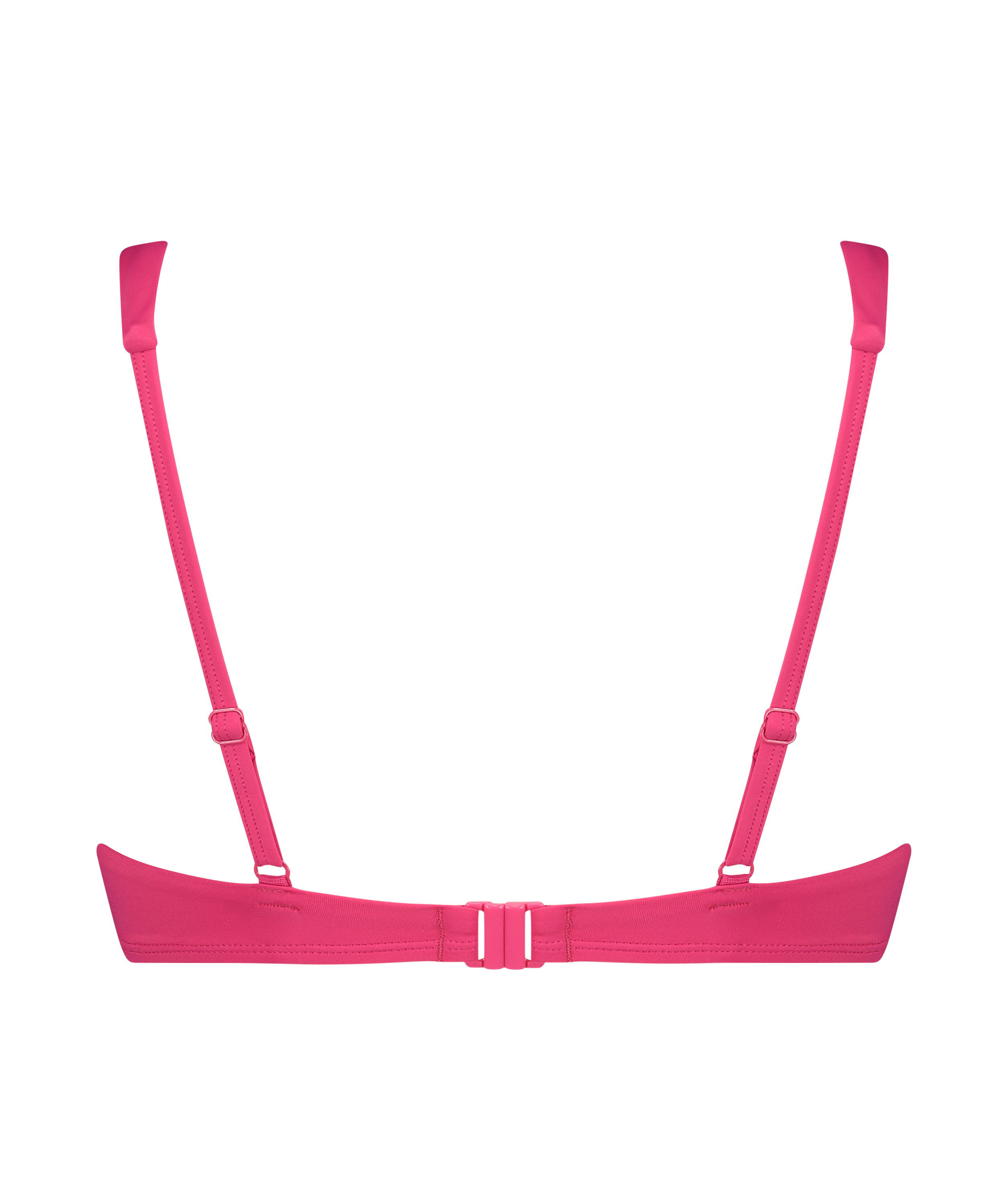 Luxe ikke-formstøbt bikinitop, pink, main