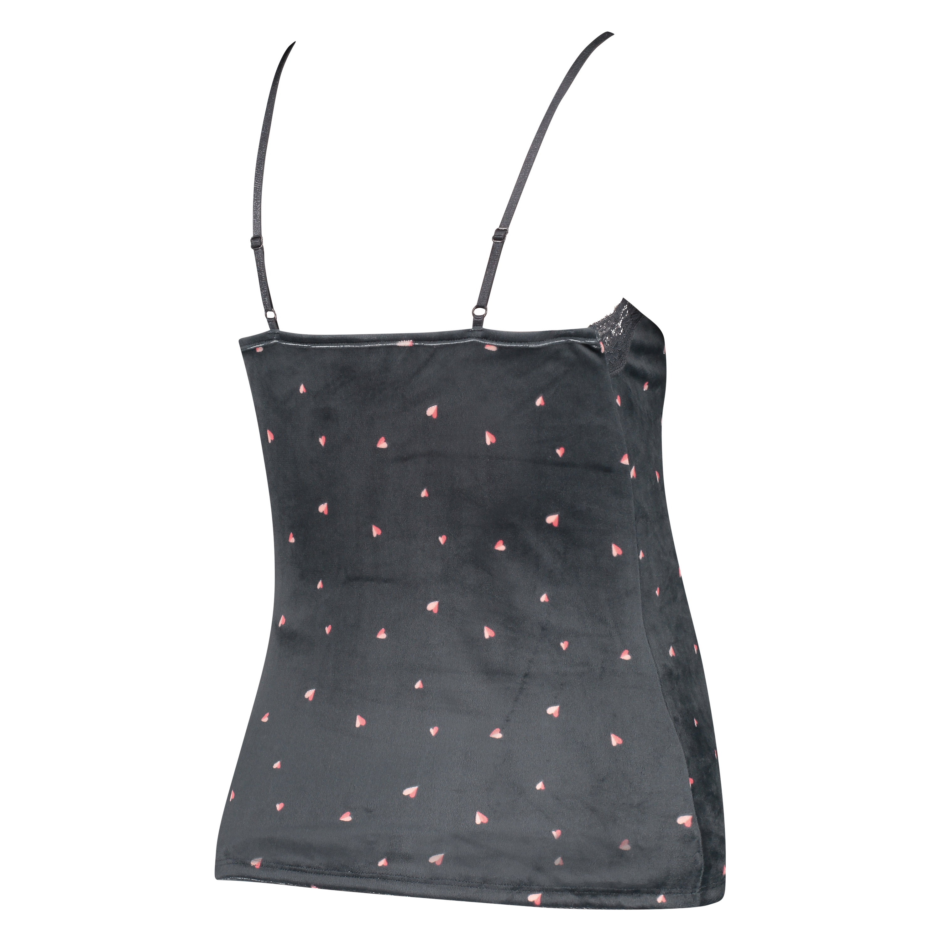 Cami Velour Maternity, Gr&aring;, main