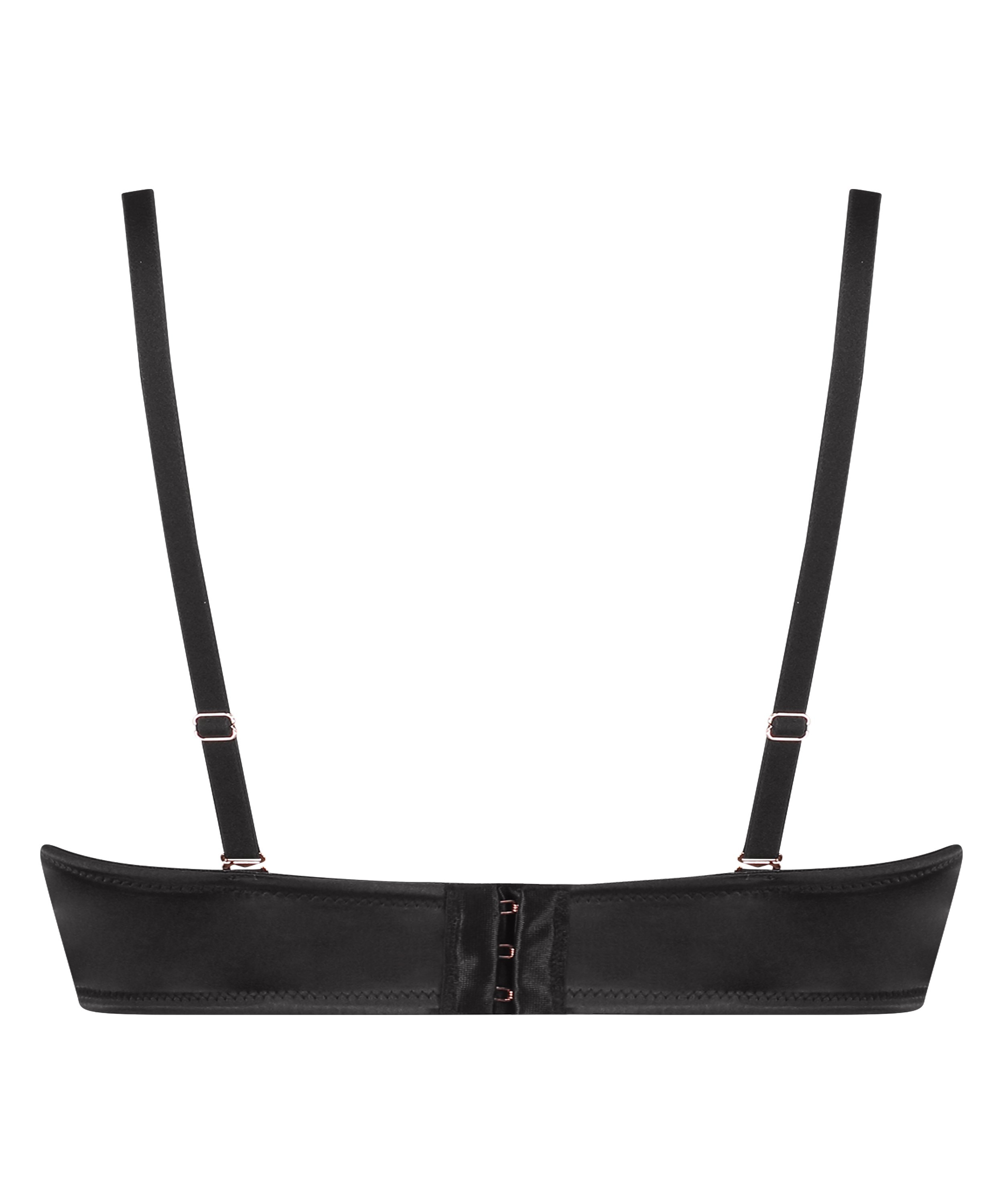 Formstøbt stropløs bøjle-bh Chalice, Sort, main