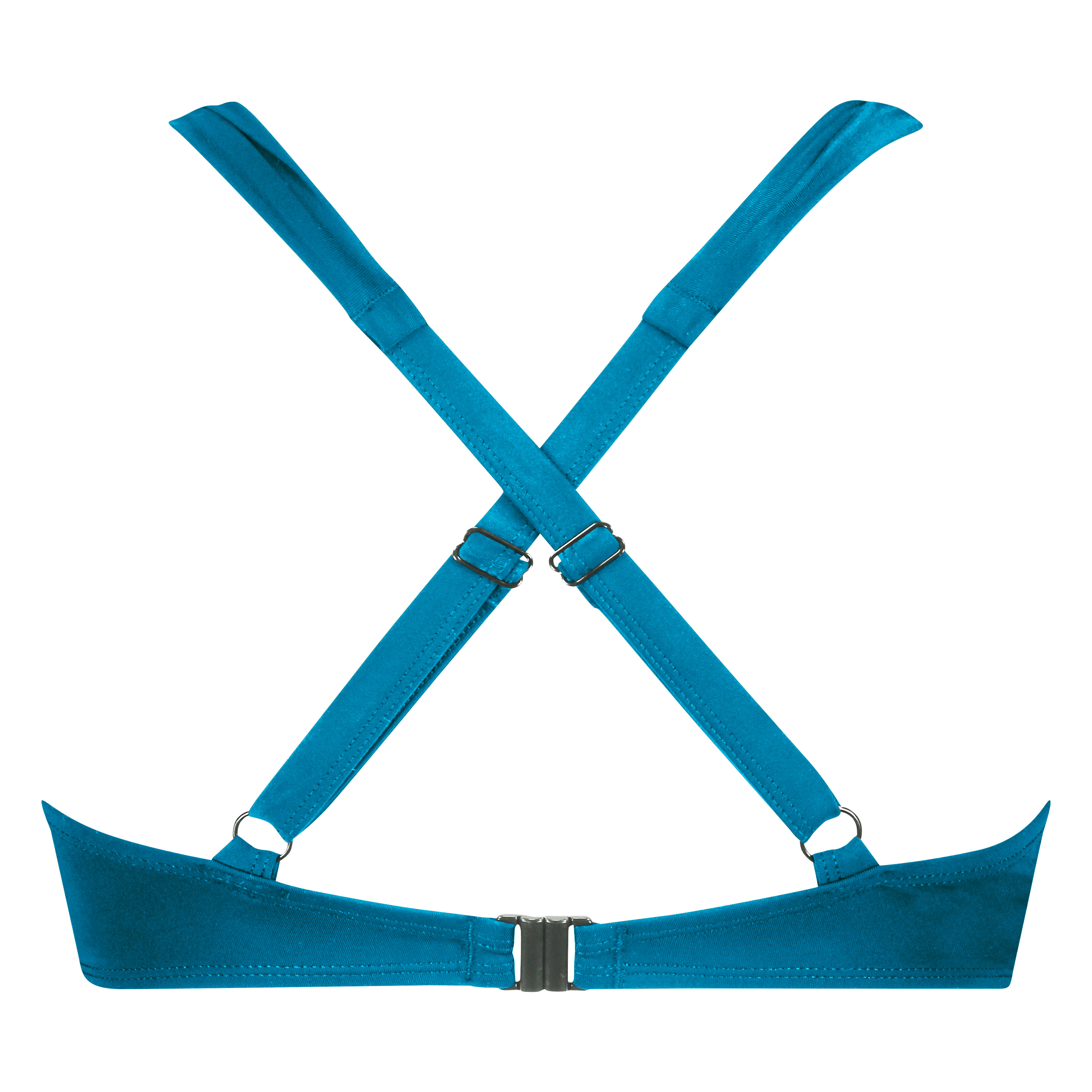 Formstøbt bøjle-bikinitop Sunset Dreams Størrelse E +, Blå, main