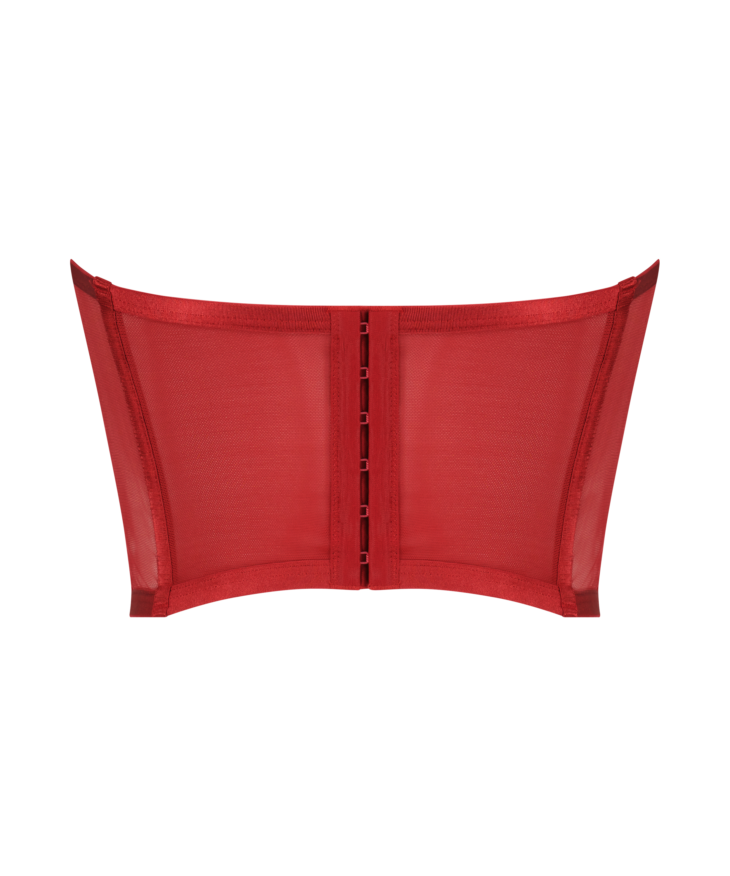 Violet bustier uden skål, Rød, main