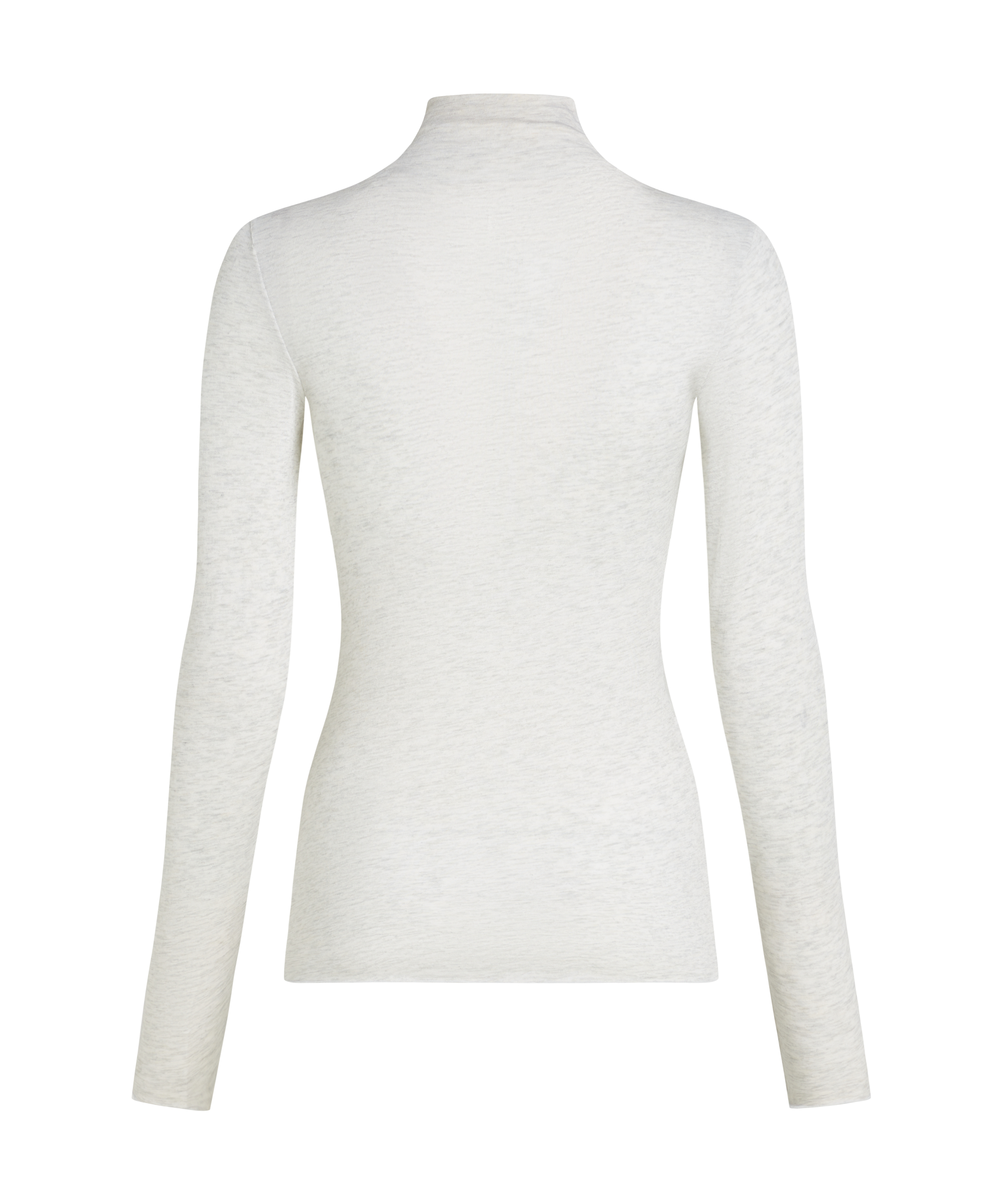 super soft rullekrave bluse med cashmere, Gr&aring;, main