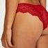 Brasiliansk trusse med højt udsnit Heather, rød