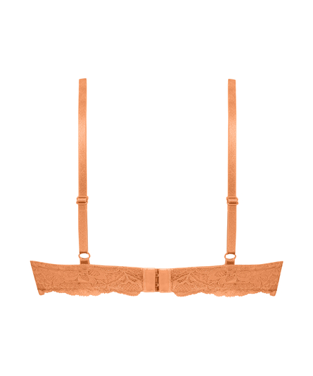 Ikke-formstøbt bøjle-bh Marine, Orange