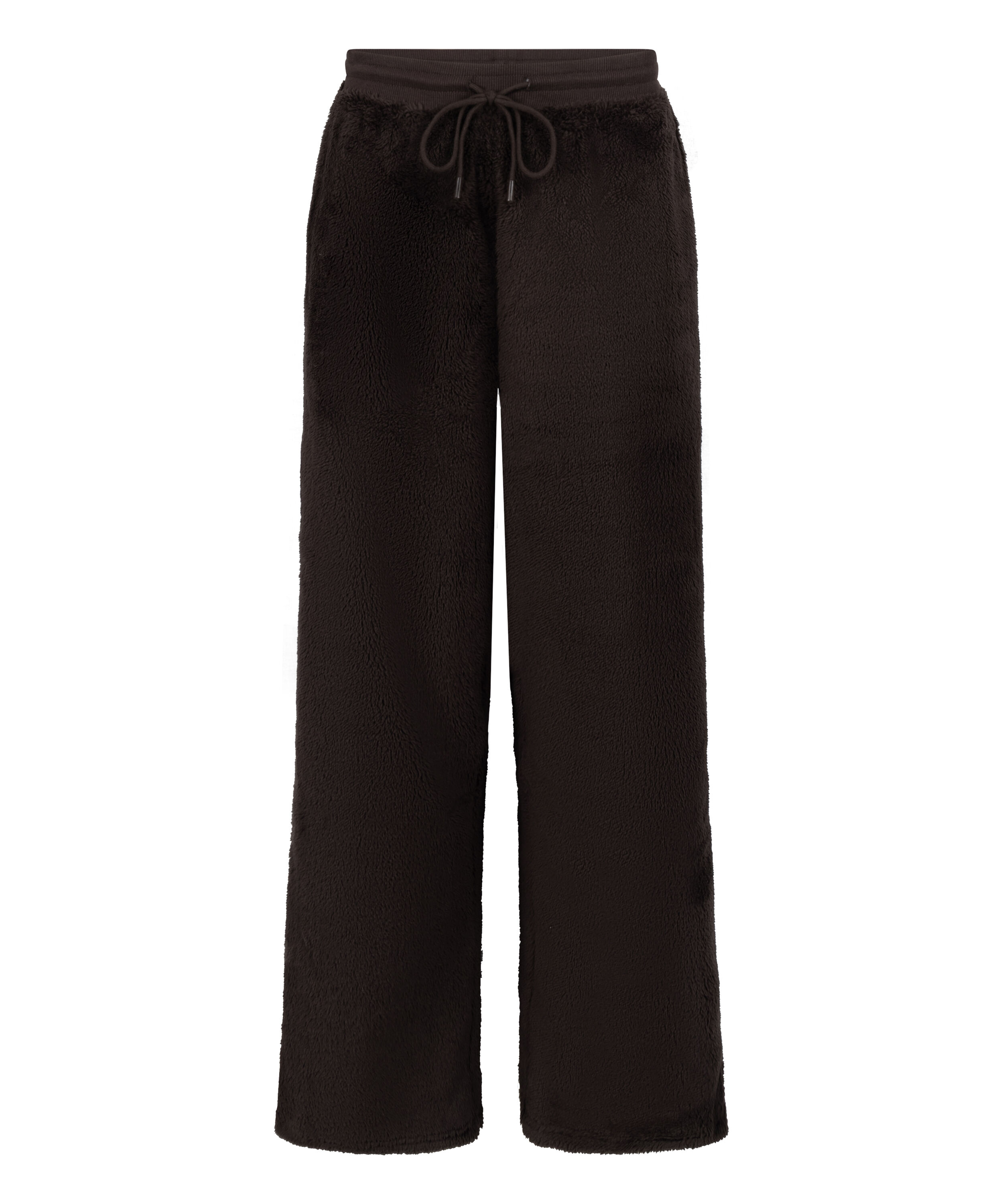 Bukser i bl&oslash;d fleece, Brun