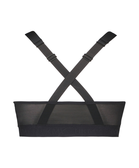 ﻿HKMX Sports-bh The Pro Level 3 Gyldent Glitter, Sort