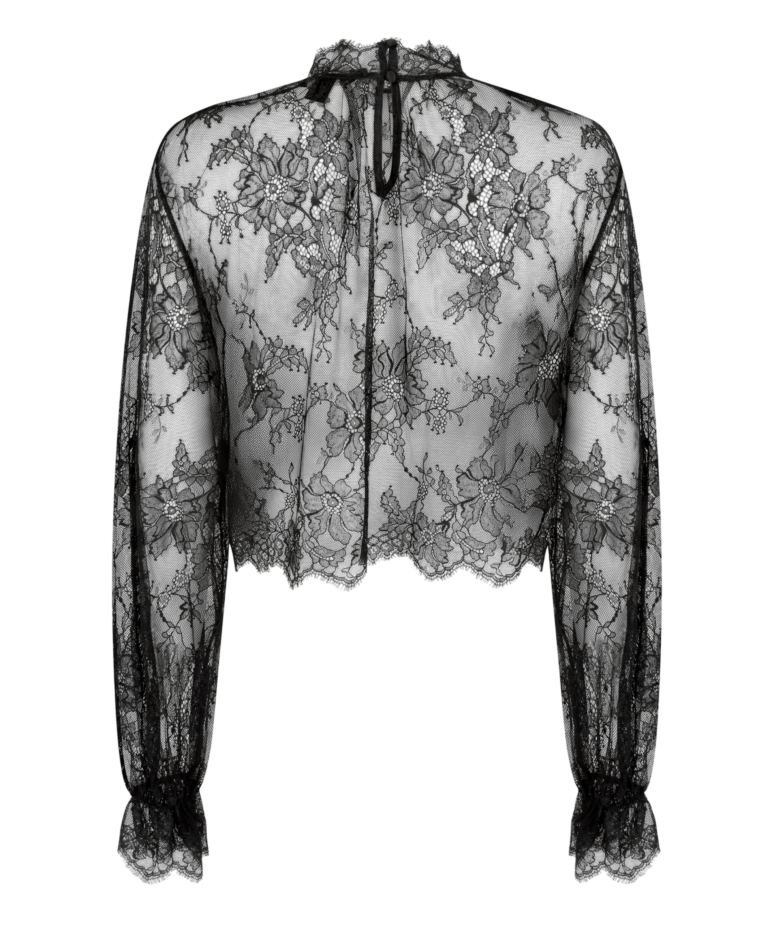 Cecilia pyjamastop, Sort, main