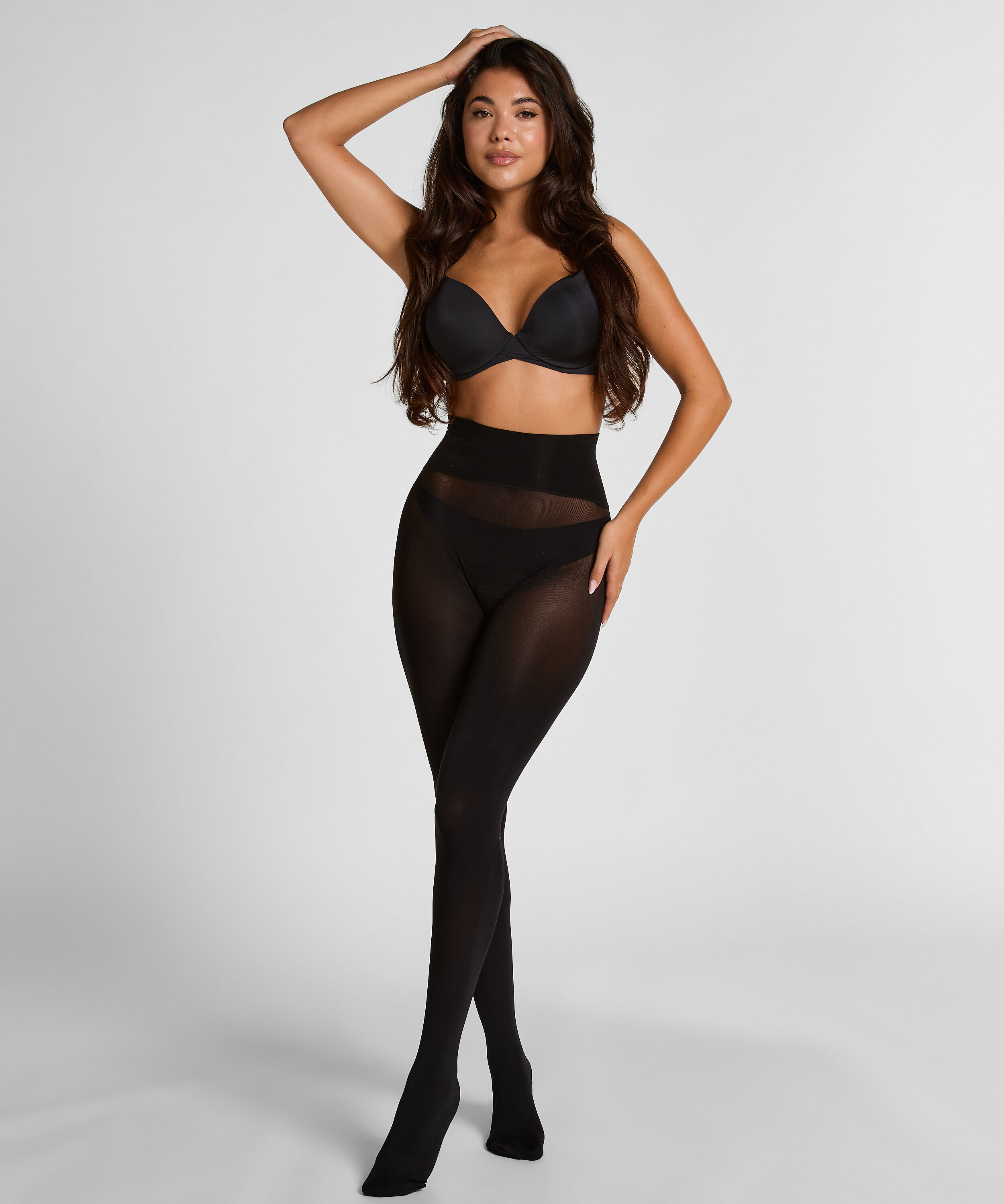 Strømpebukser, 60 denier, Velvet Touch, Sort
