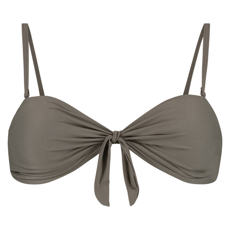 Formstøbt bandeau-bikinitop Tribe, Grøn