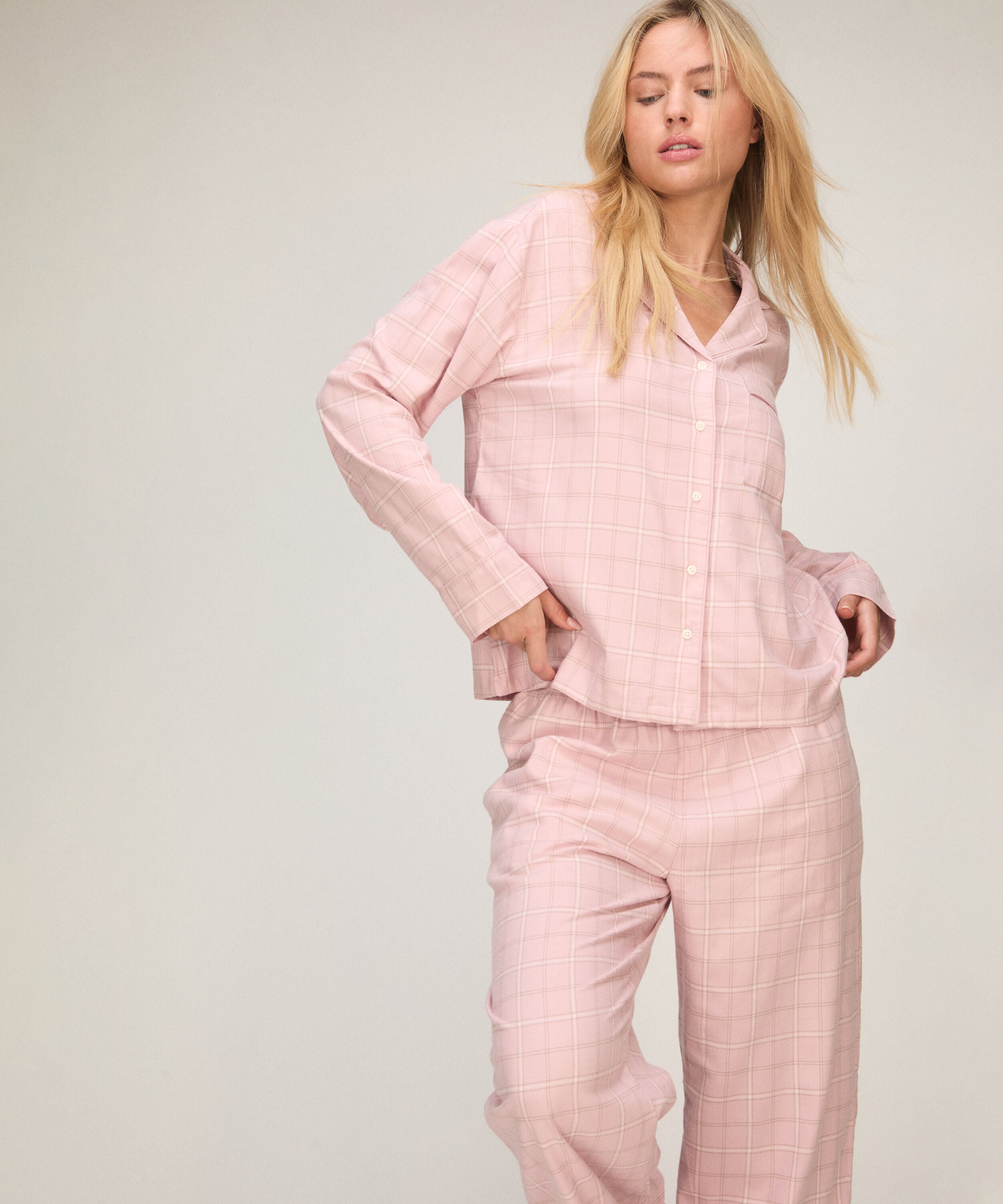 Pyjamasbukser Woven, Lyserød