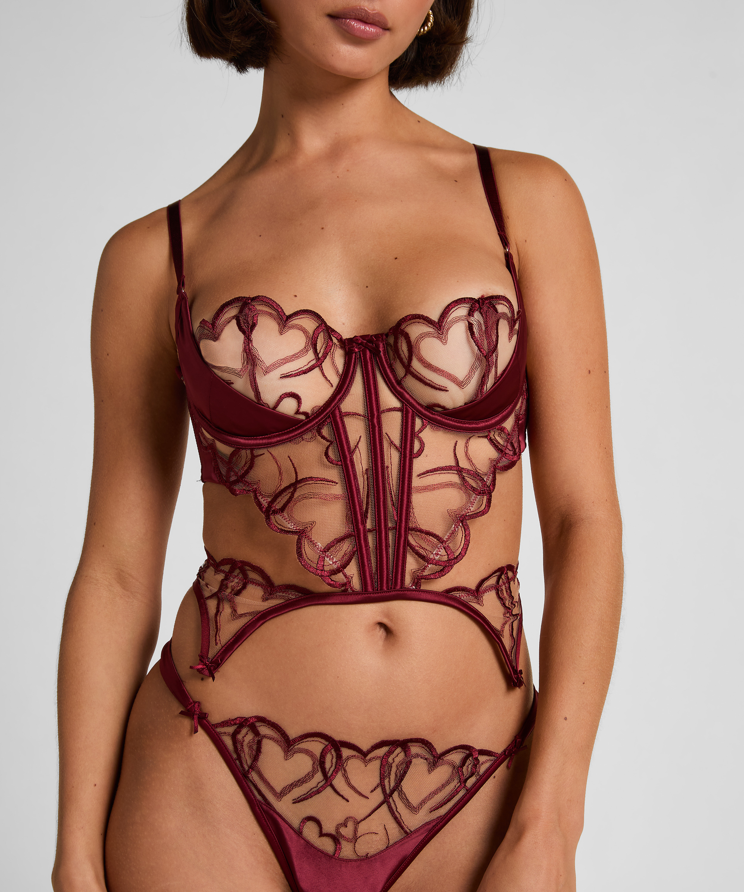 Olivia bustier, R&oslash;d, main