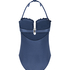 Sardinia Bandeau badedragt, blå