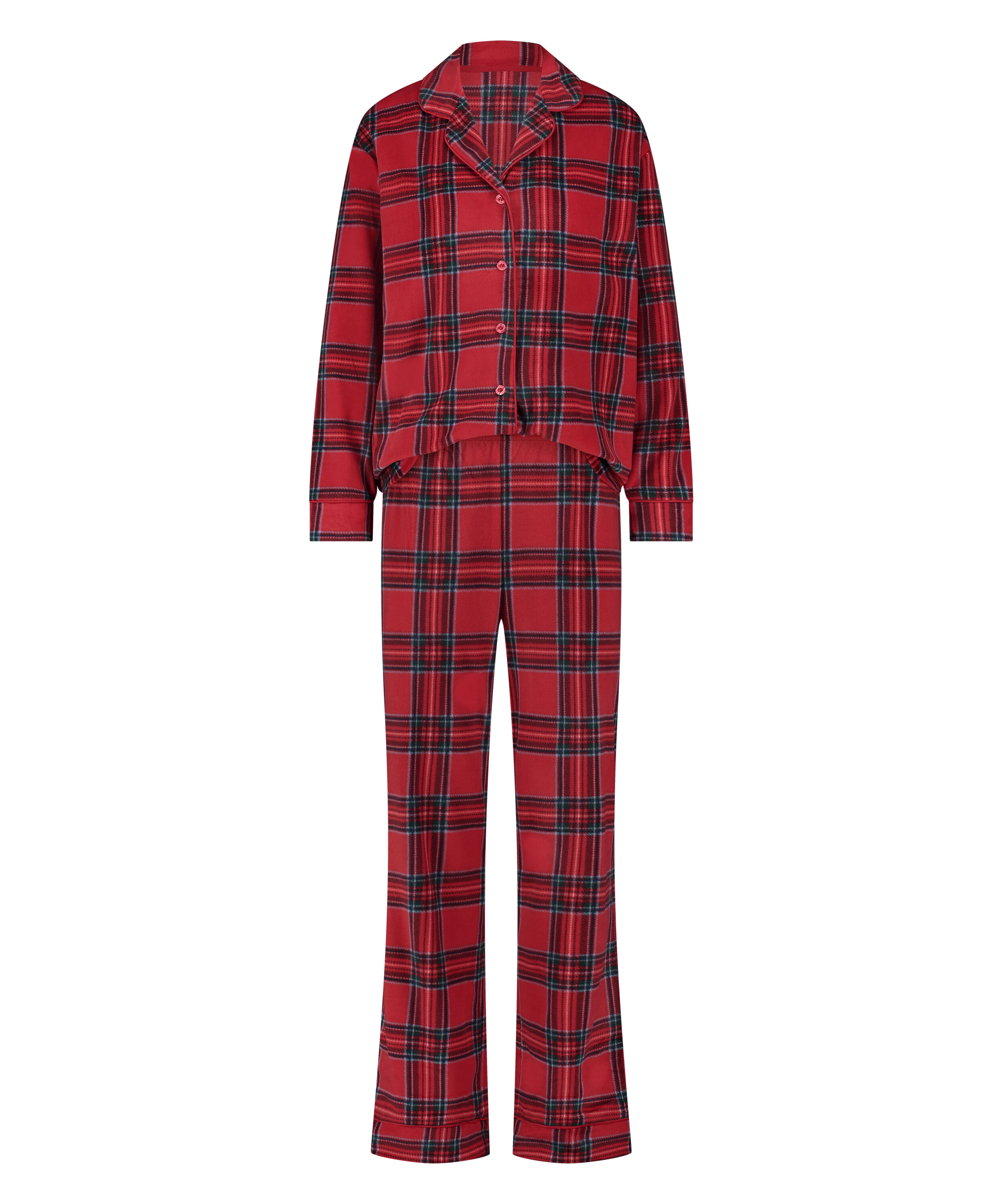 Pyjamassæt Fleece, Rød