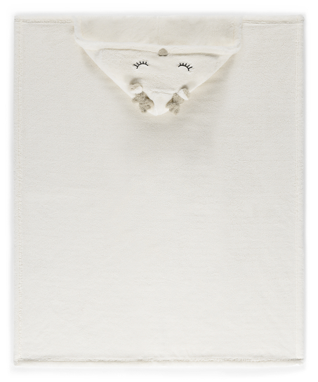 Hyggetæppe Rensdyr, hvid