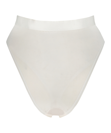 Brasiliansk trusse med h&oslash;j udsk&aelig;ring Vibing, hvid