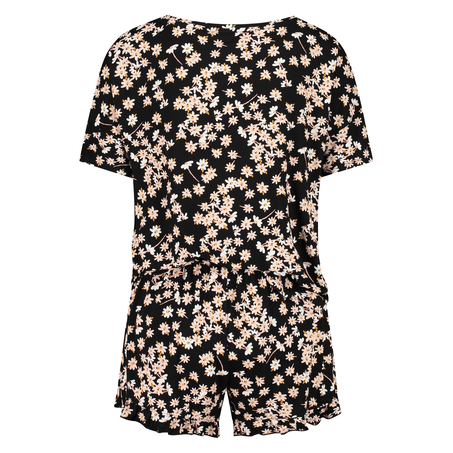Kort pyjamassæt, Sort