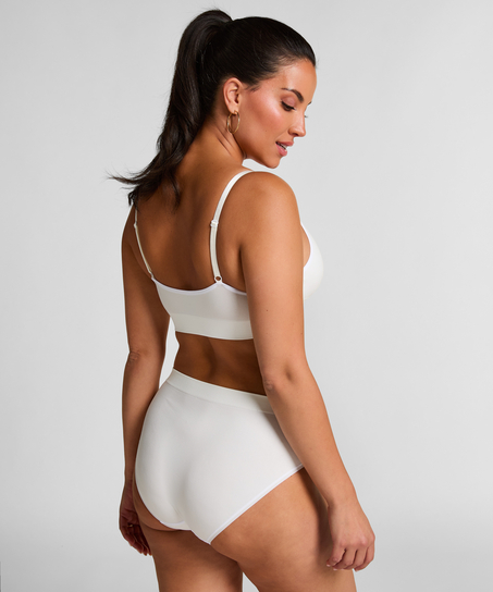 Dide høj trusse, Hvid