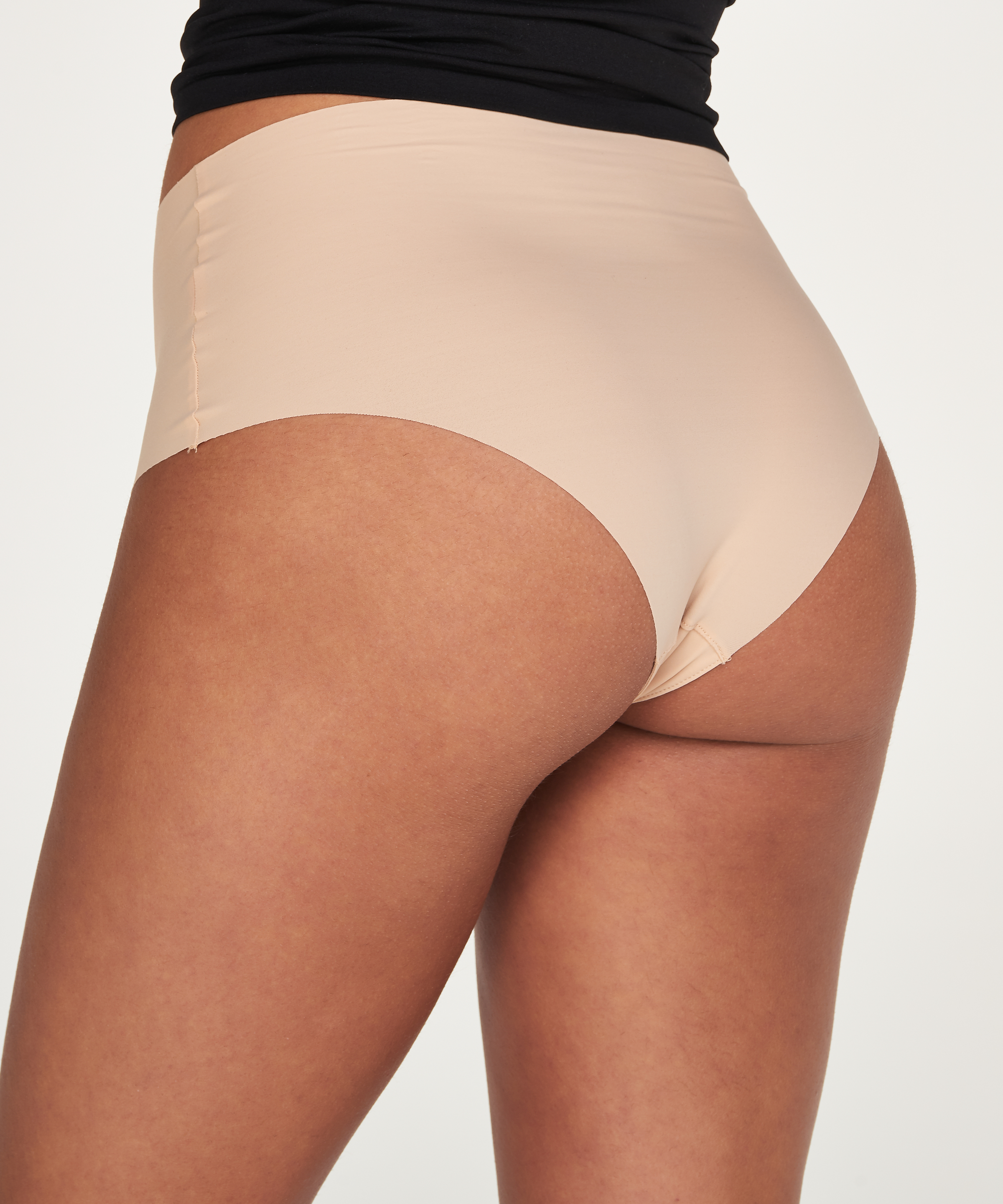 Invisible High Waist brasiliansk trusse, Beige, main