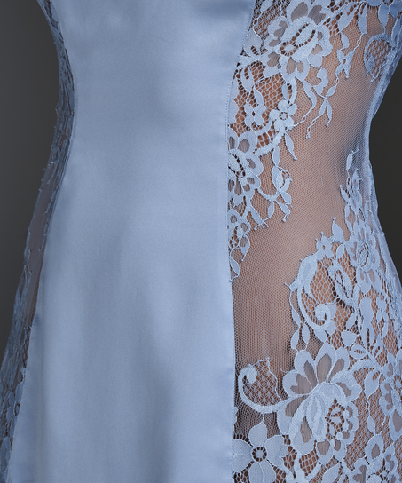 Jennifer natkjole, Blå