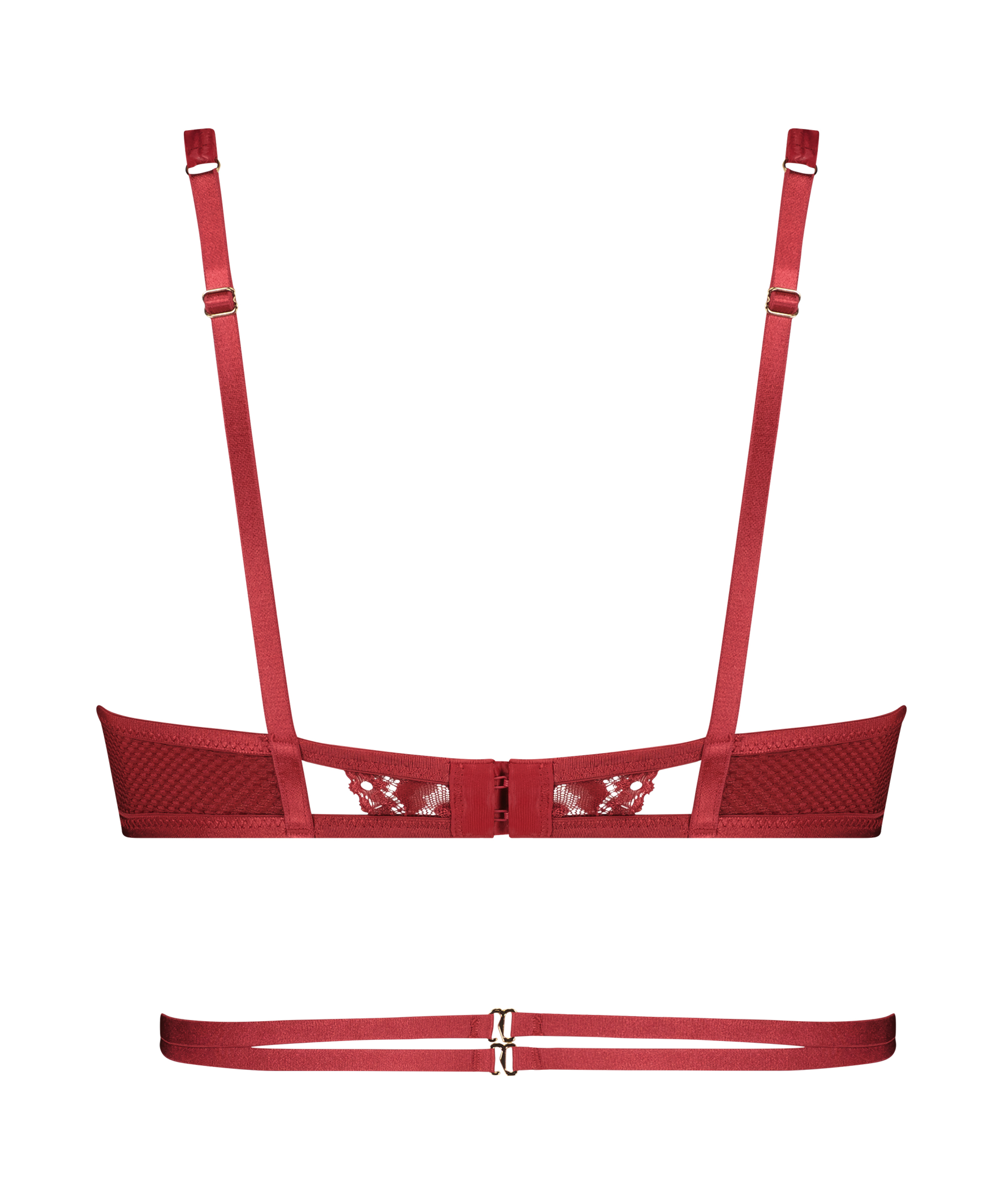 Bralette Pleasure, R&oslash;d, main