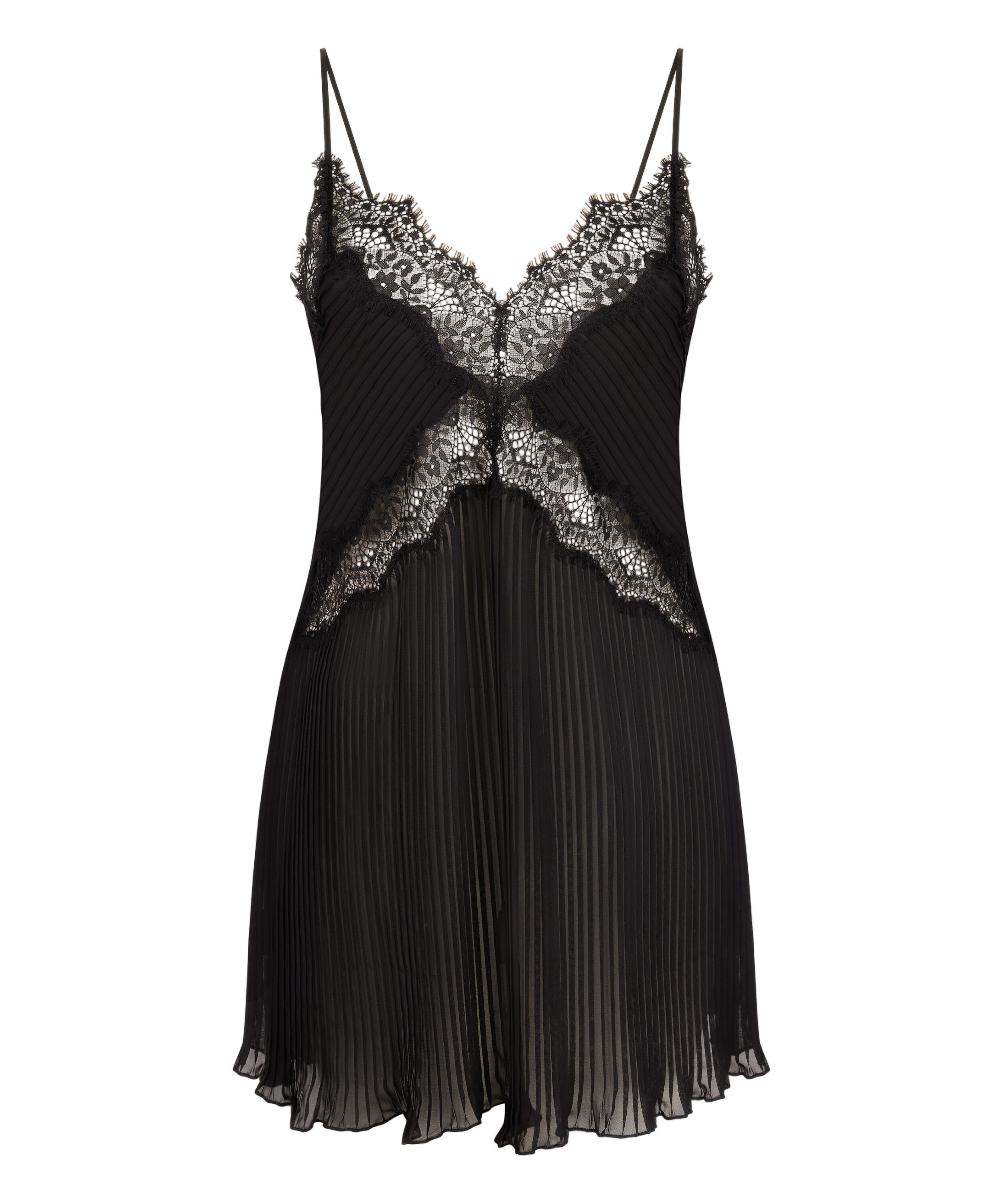 Zaphira slipkjole, Sort