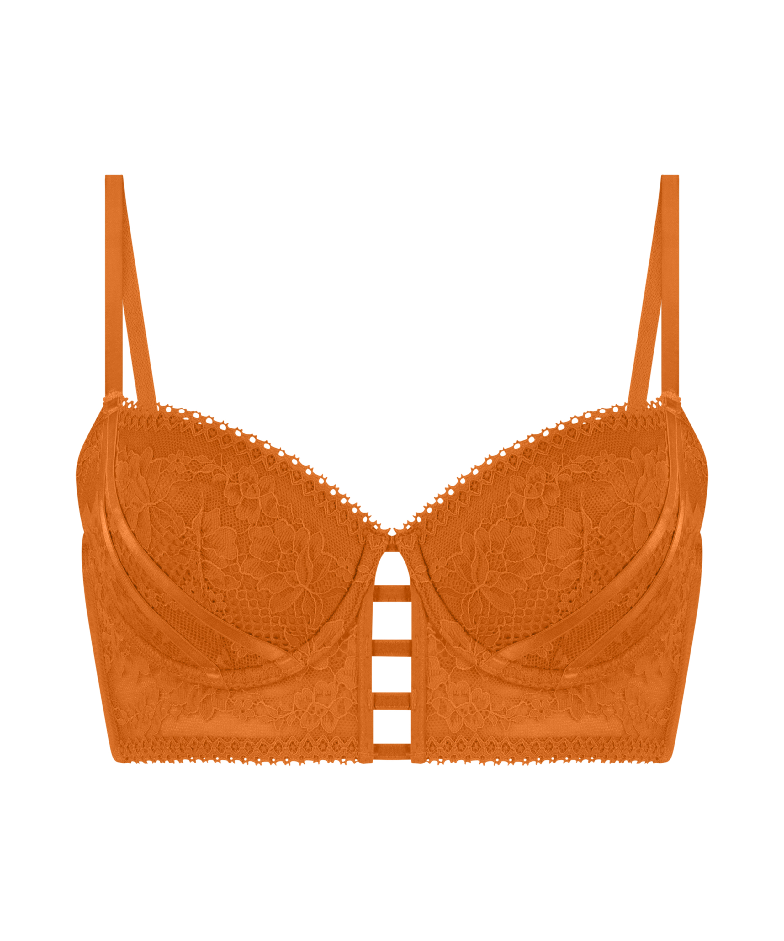 Formst&oslash;bt longline b&oslash;jle-bh Vera, Orange, main