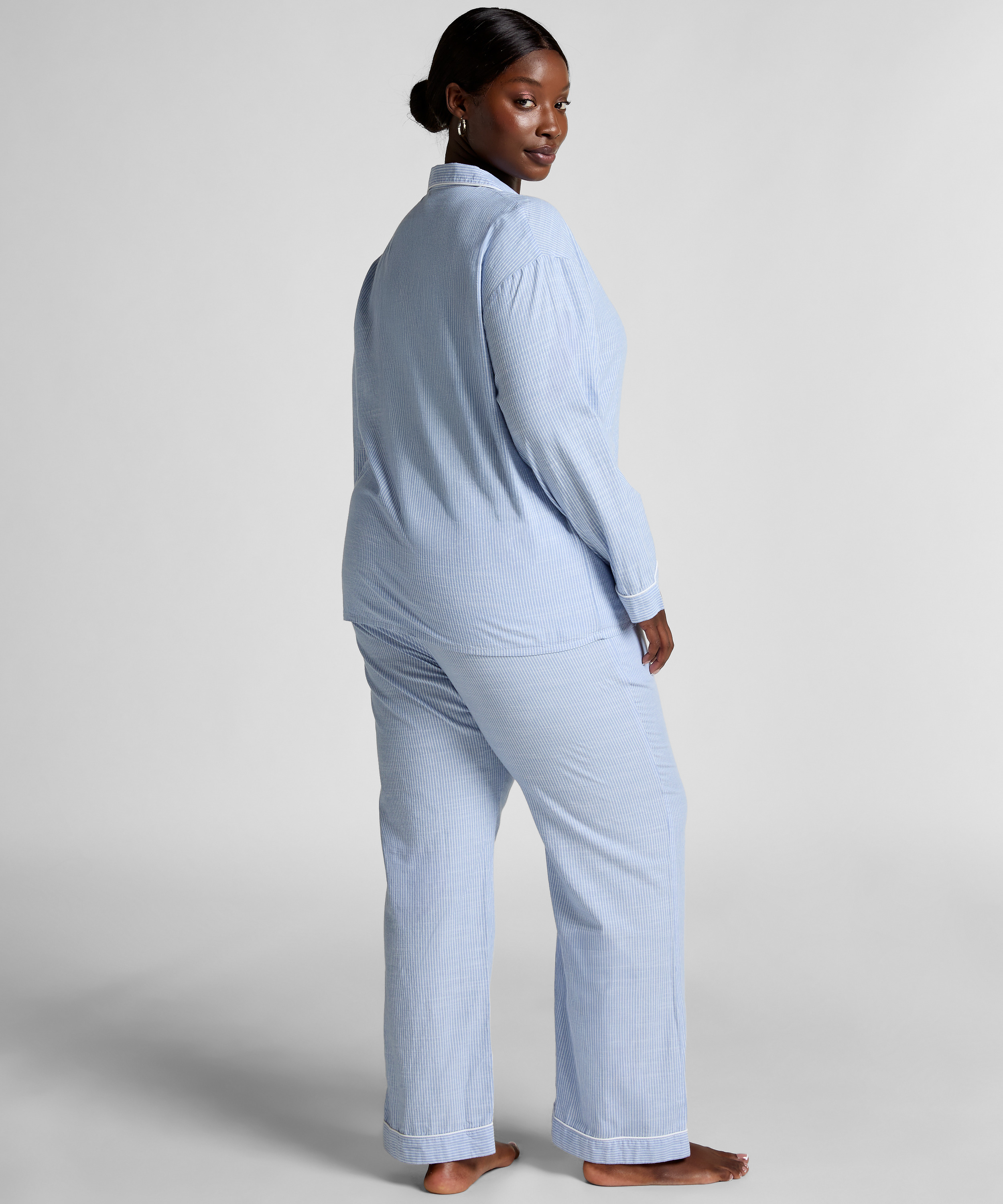 Bukser i bomuld, Blå, main