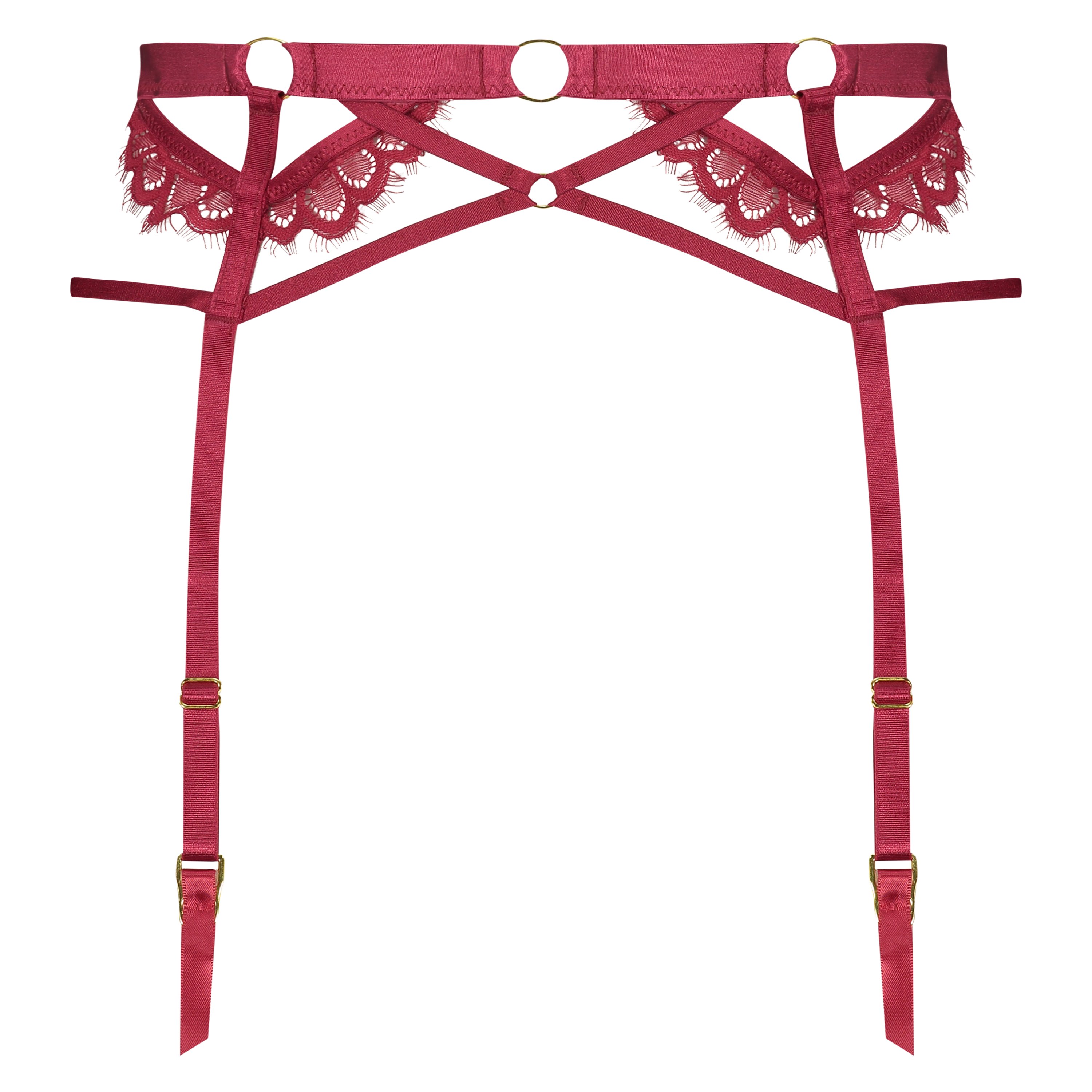 Private Jacky strømpeholder, Rød, main