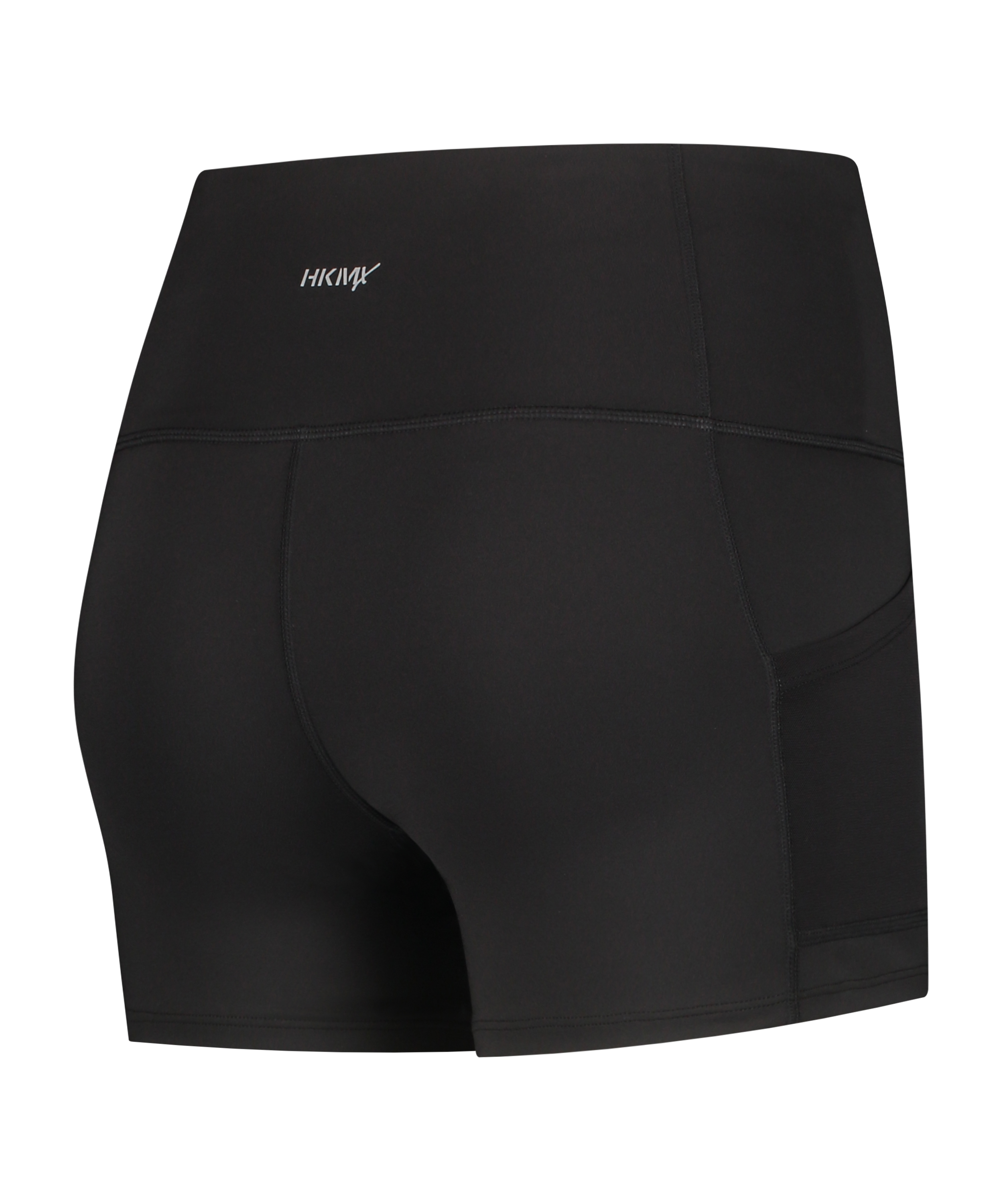 HKMX Shorts med h&oslash;j talje Oh My Squat, Sort, main