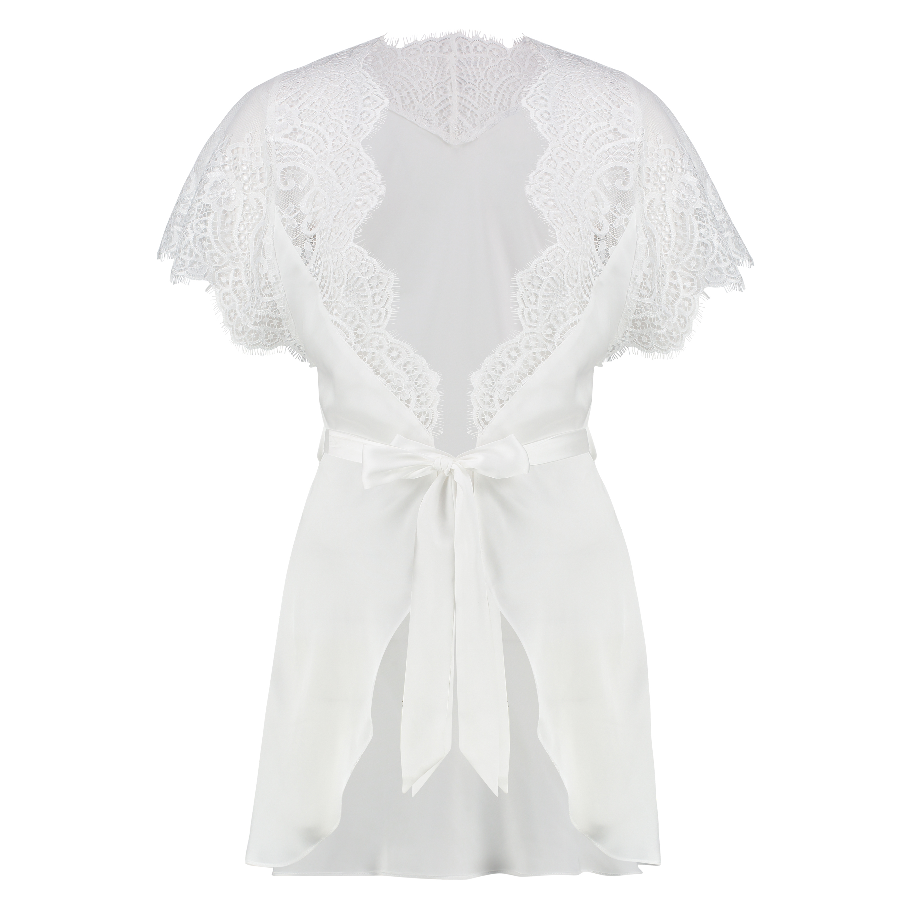 Cap Sleeve kimono, Hvid, main