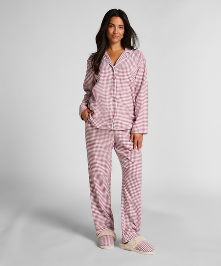 Pyjamastop Flonel Essentials, Lilla