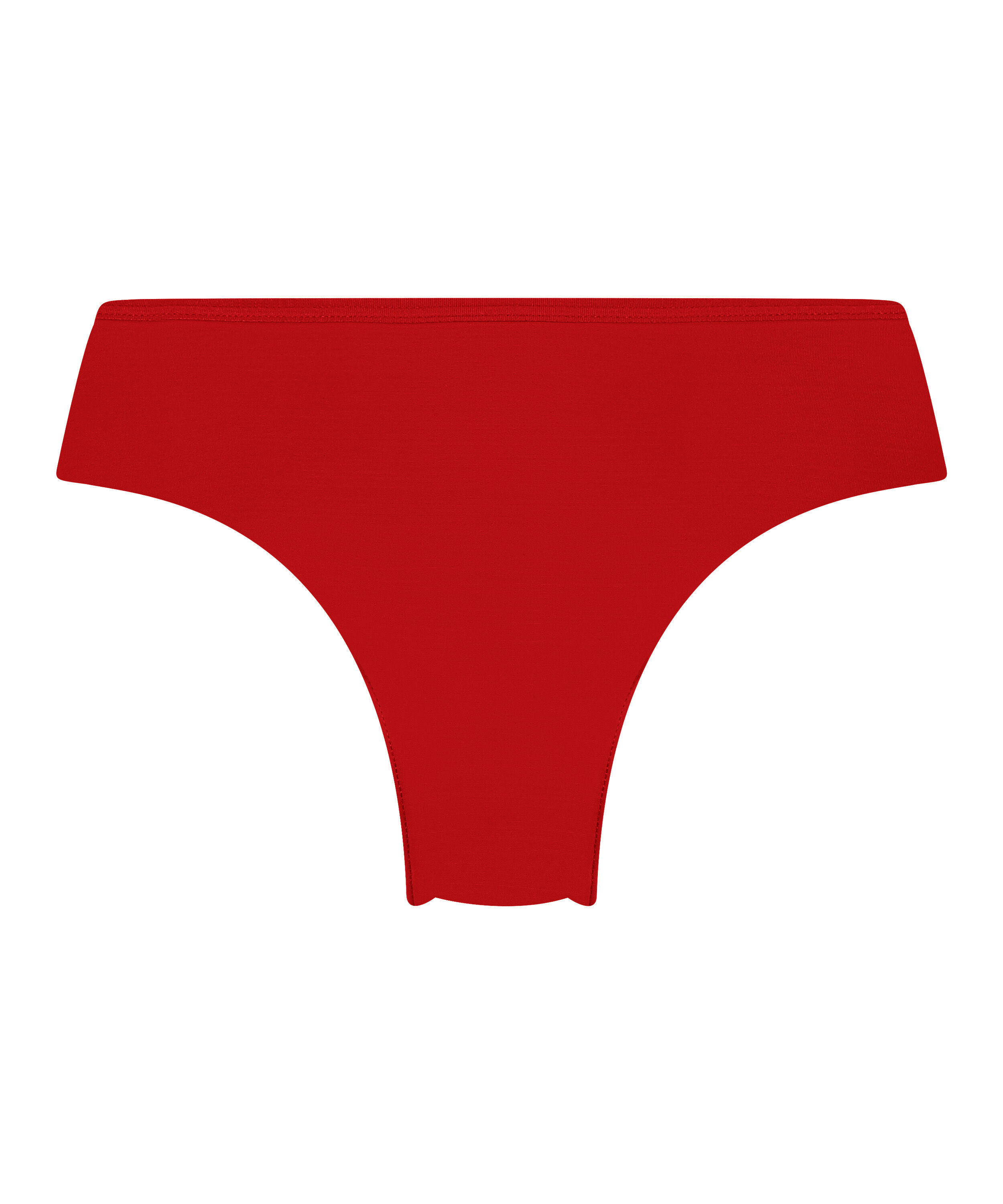 Usynlig brasiliansk trusse Lace Back, R&oslash;d