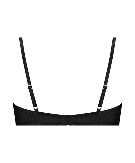 Formst&oslash;bt b&oslash;jle-bh med halv sk&aring;l Dana, Sort