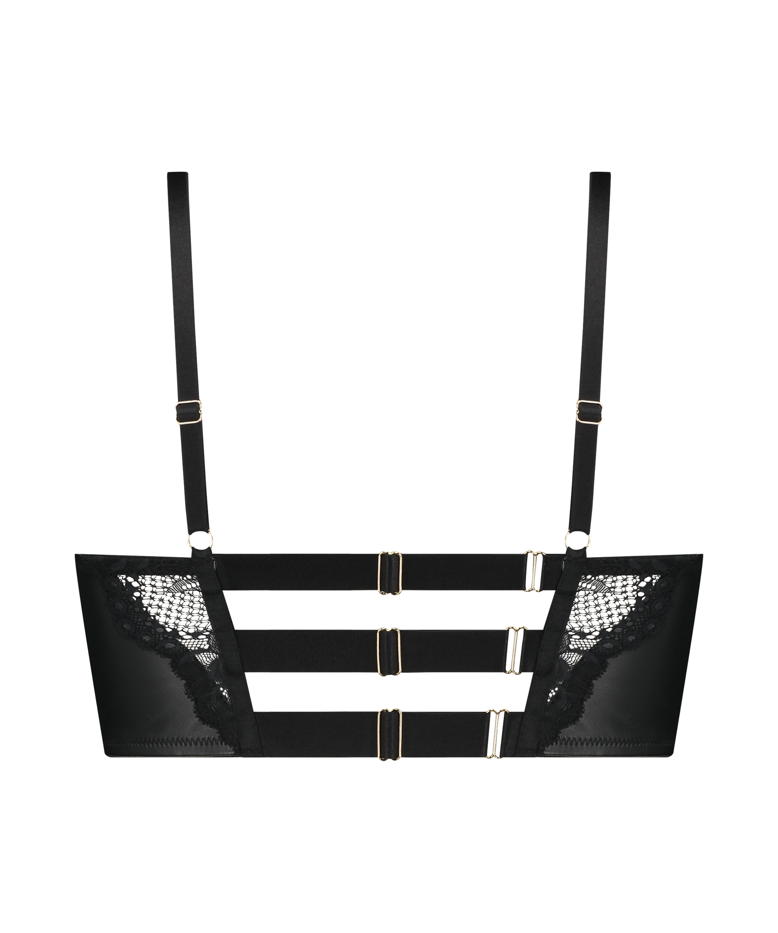 Talia formst&oslash;bt longline push-up-b&oslash;jle-bh, Sort, main