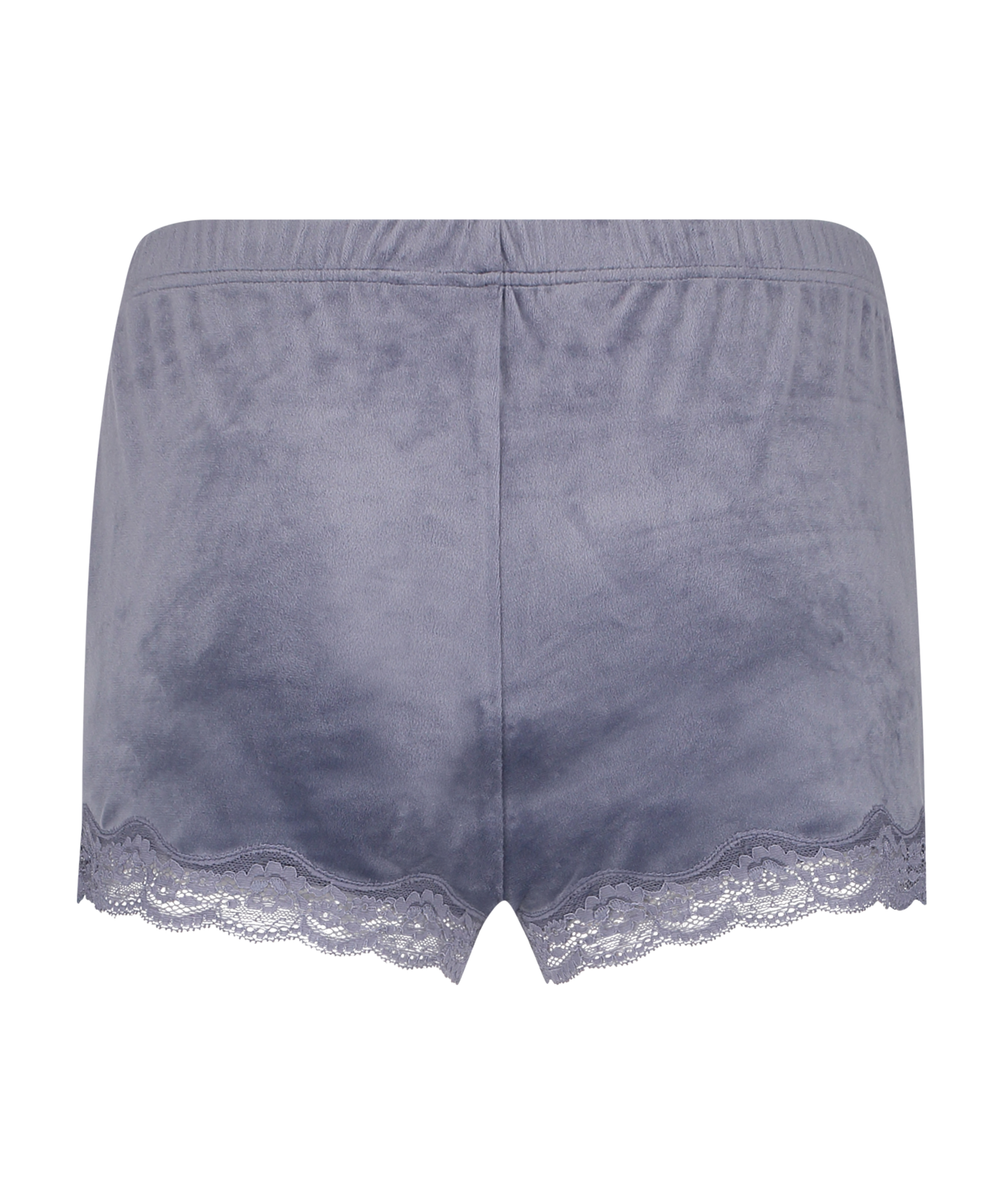 Shorts velour Lace, Grå, main