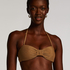 Bandeau bikinitop Goldie Shimmer, Gul