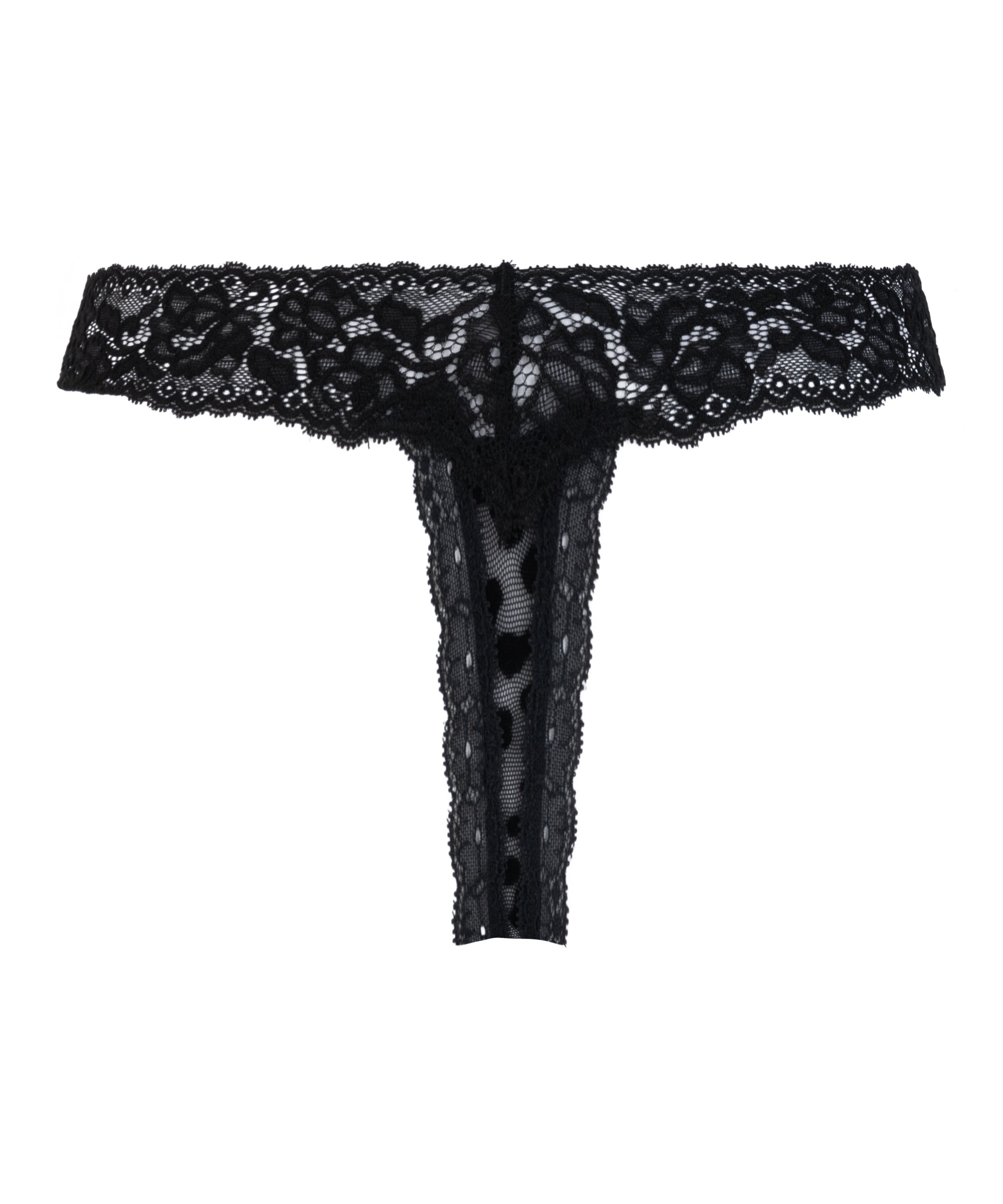 Marina ekstra lav g-streng, sort, main