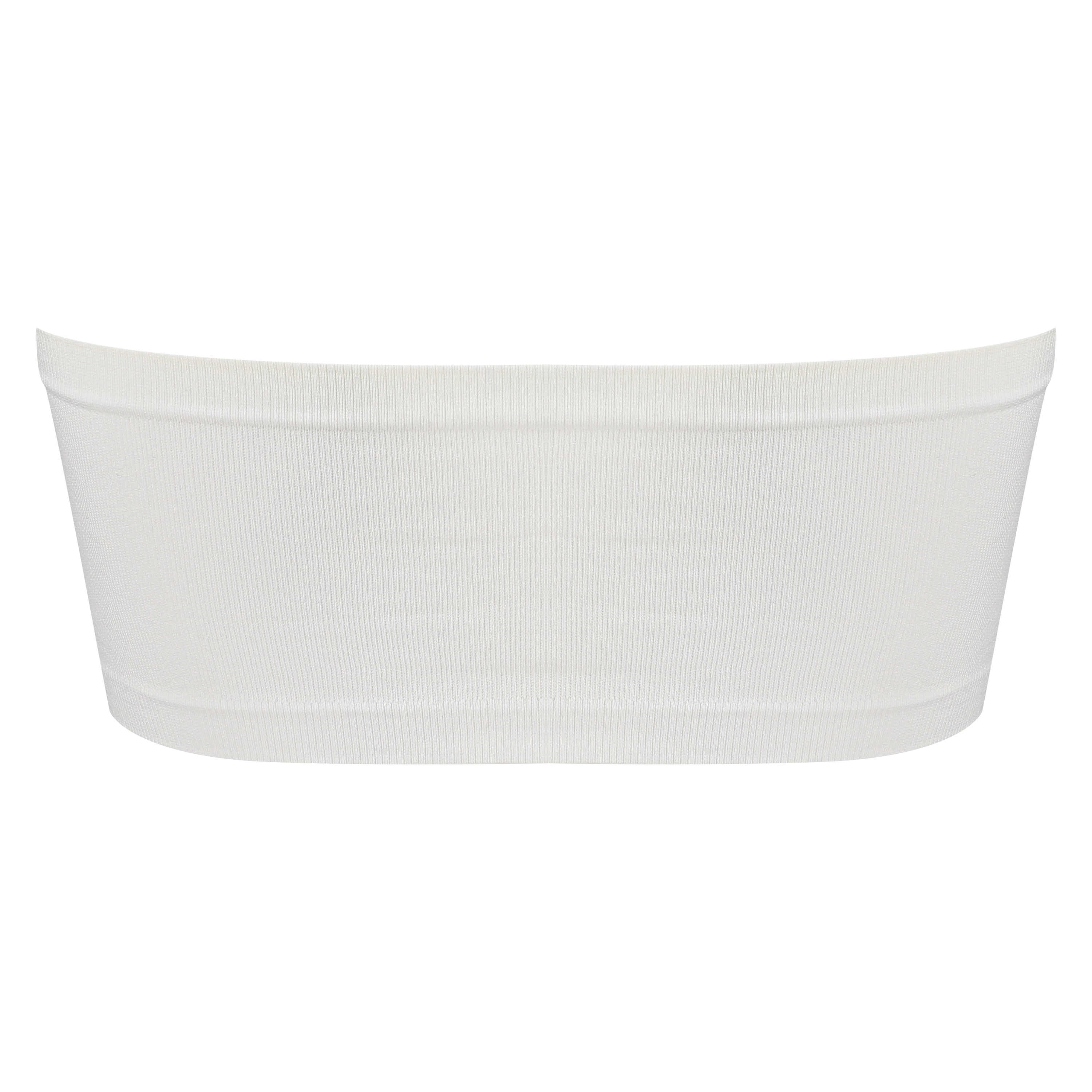 Seamless bandeau-top, Hvid, main