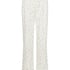 Pyjama Pant Loose Pointelle, Hvid