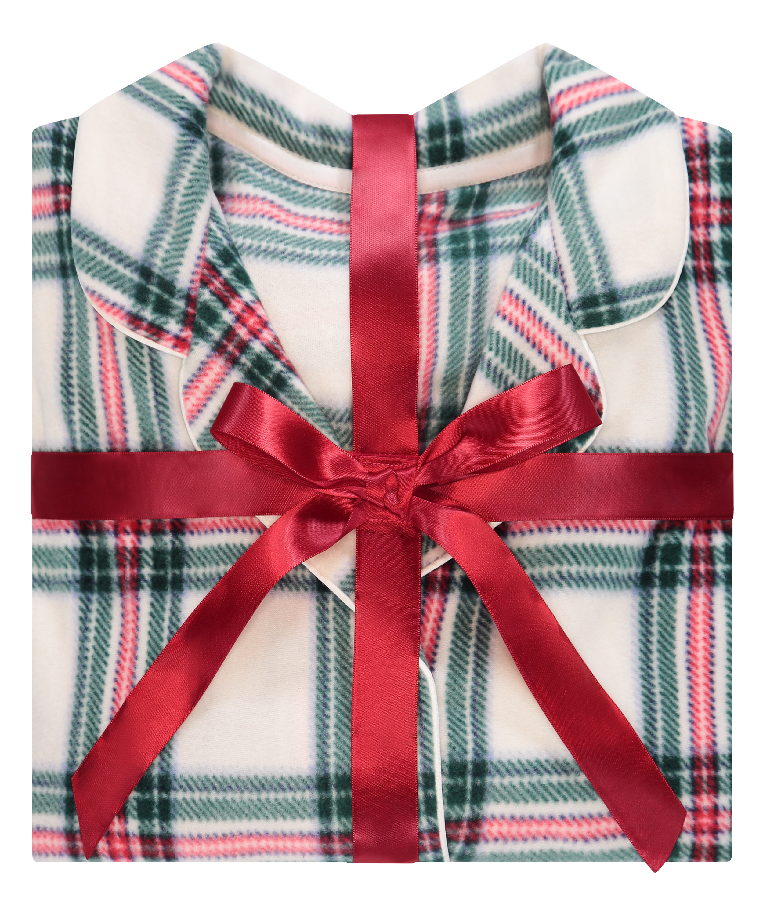 Pyjamassæt Fleece, hvid, main