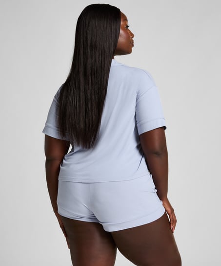 Kortærmet jerseyjakke Essential, Blå