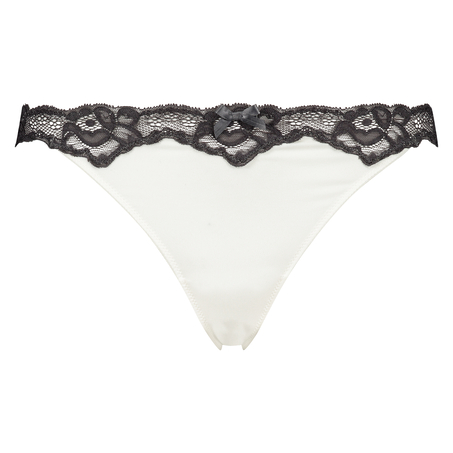 G-streng Secret Lace, Hvid