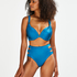 Formstøbt bøjle-bikinitop Sunset Dreams Størrelse E +, blå
