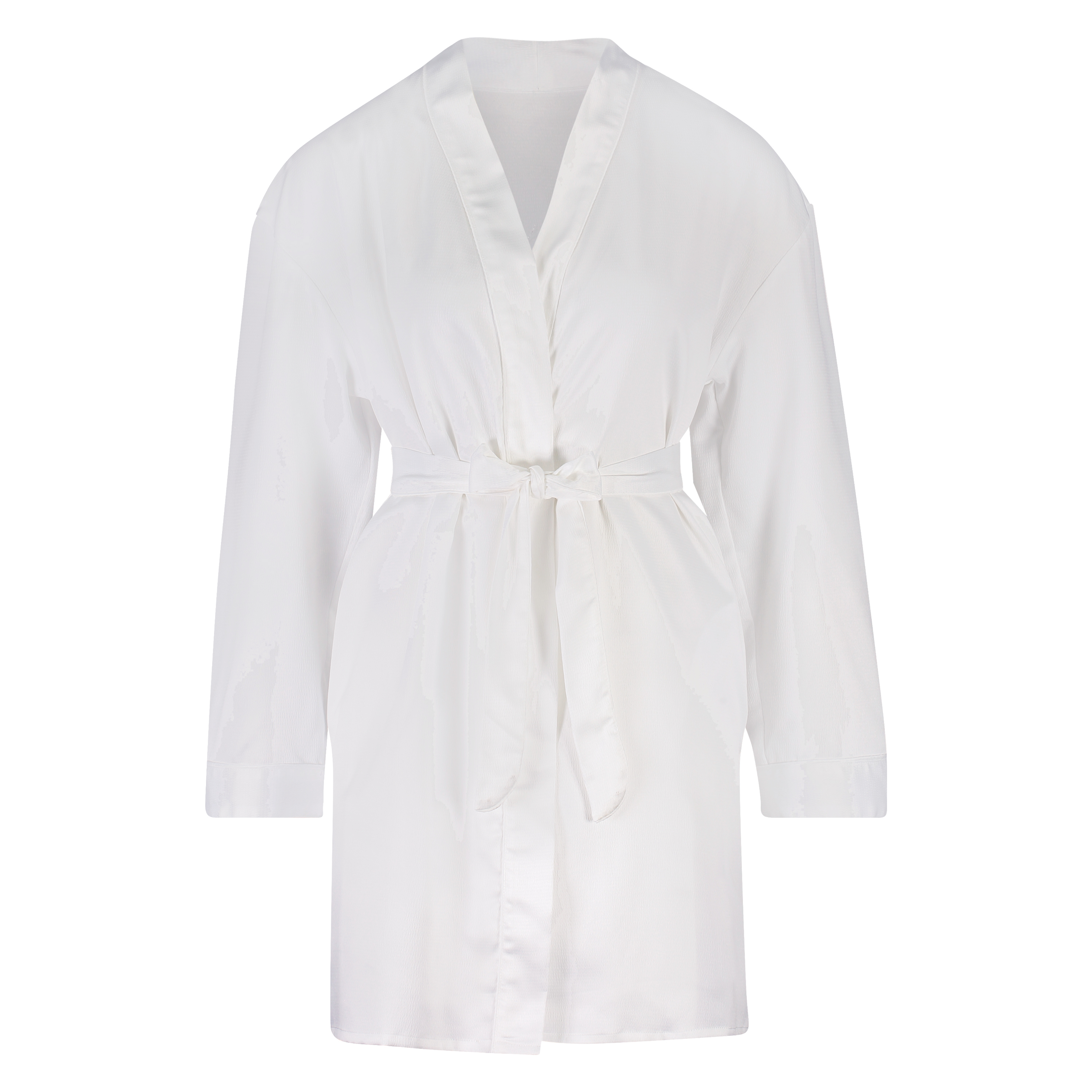 Satin kimono Bridal, Hvid, main