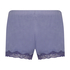 Shorts velour Lace, Lilla