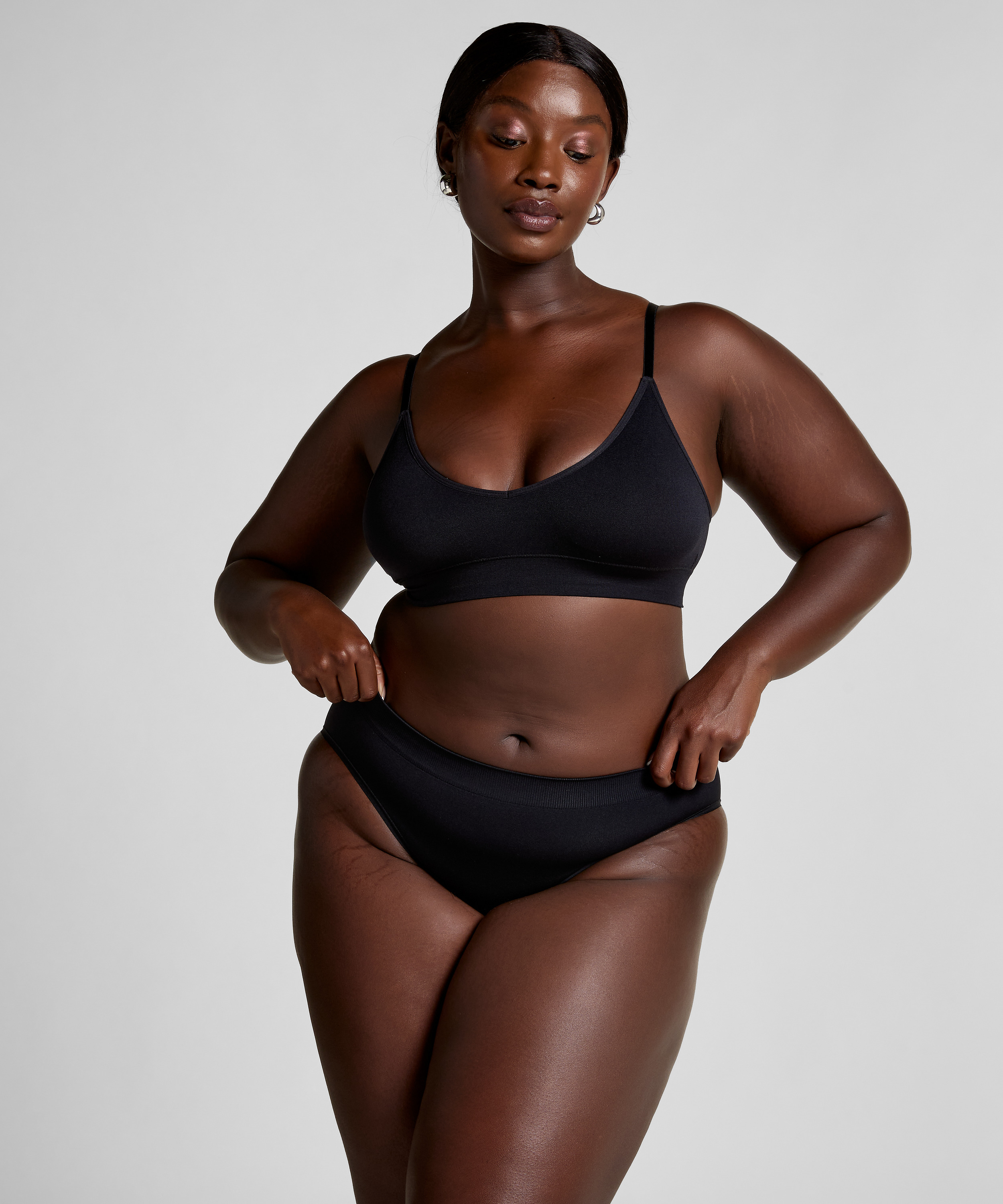 Dide høj trusse, Sort, main