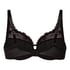 Ikke-formstøbt bøjle-bh Lily, Sort